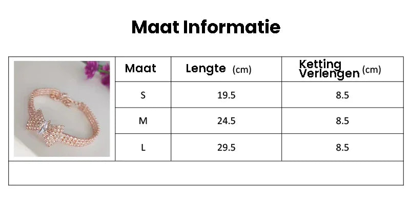 Verstelbare Vlinderhalsband en Halsband Set Stijlvol Roségouden Karabijnsluiting Duurzaam Metaal - Ruffy