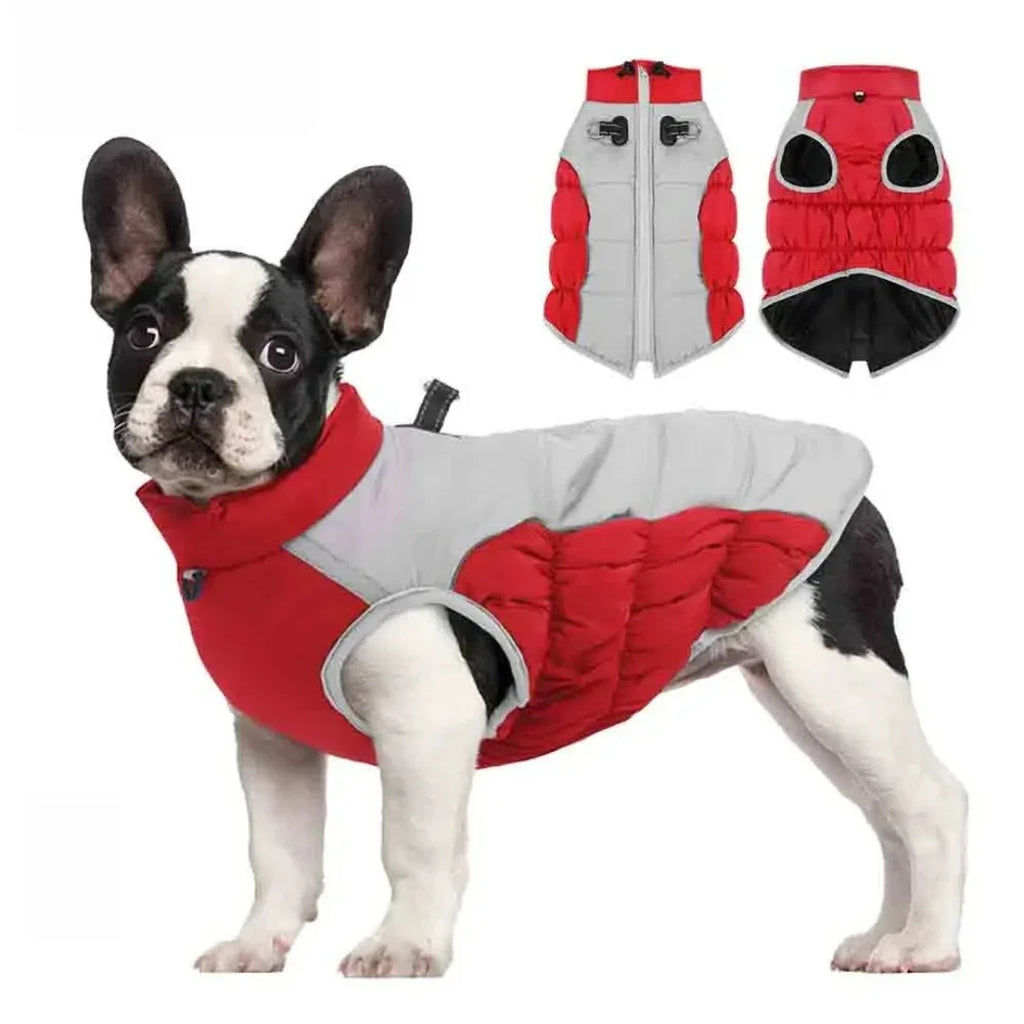 Winterjas Voor Honden Waterdicht Reflecterend Warm Met Ingebouwd Harnas Verstelbaar - Ruffy