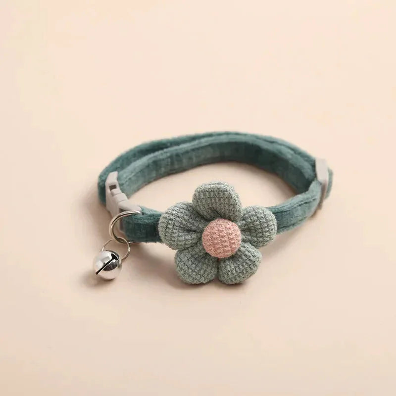 Verstelbare Halsband Met Bloemenpatroon - Ruffy
