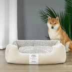 Wasbare gevoerde pluche hondenmand - Ruffy
