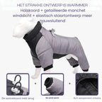 Reflecterende Waterdichte Winter Jumpsuit Voor Franse Bulldogs Warm Veilig Duurzaam Met Harnas - Ruffy
