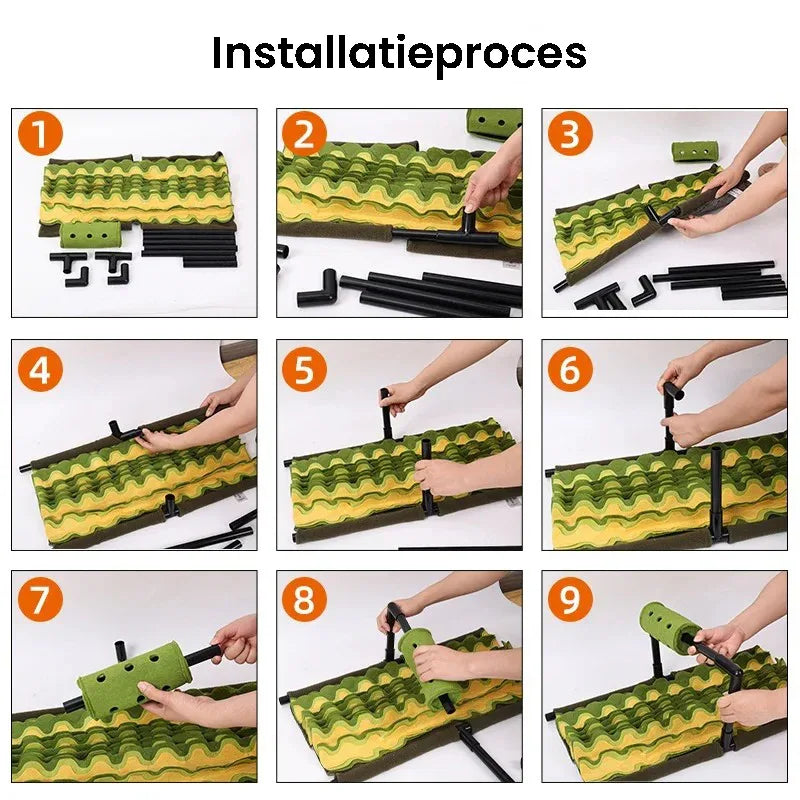 Slow Feeder Snuffelmat voor Honden Interactief Voeren Duurzaam en Gemakkelijk Schoon te Maken - Ruffy