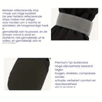 Hondenschoenen 4st Waterdicht Reflecterend Ademend Comfortabele Pasvorm Pootbescherming Polyester - Ruffy