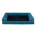 Orthopedisch Hondenkussen | Hoge Ondersteunende Randen | Memory Foam | Wasbare Hoes - Ruffy