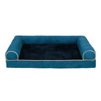 Orthopedisch Hondenkussen | Hoge Ondersteunende Randen | Memory Foam | Wasbare Hoes - Ruffy