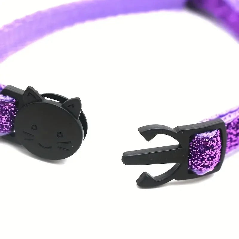 Glitter verstelbare Breakaway veiligheidshalsband voor huisdieren voor honden en katten - Ruffy