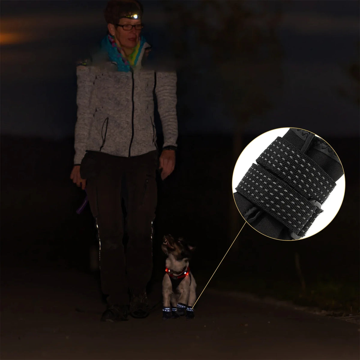 Hittebestendige Honden Schoenen Ademende Stoffen Duurzaam Flexibele Zool Beschikbaar in XS tot 4XL - Ruffy