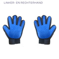 Handschoenborstel Honden en Katten Ontharen Verzorging Zachte Massage Comfortabel Rubber Duurzaam (2+2 GRATIS) - Ruffy