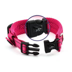 Verstelbare Gevoerde Reflecterende Nylon Hondenhalsband Comfortabel Duurzaam Veilig Voor Training en Wandelingen - Ruffy