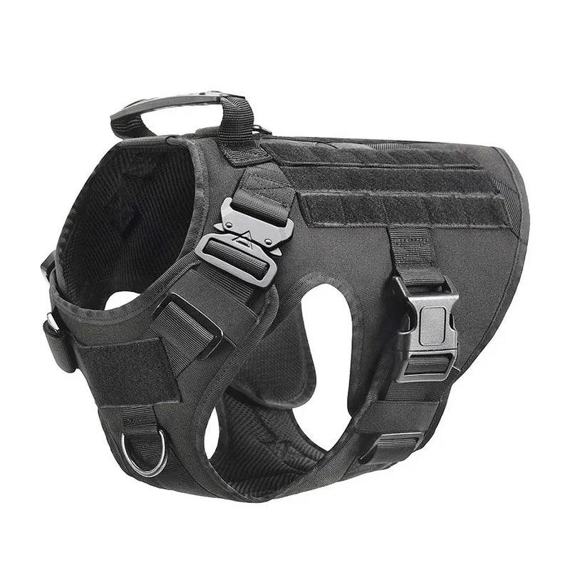 Duurzaam Molle-Systeem Hondenharnas – Robuust 1050D Nylon met Verbeterde Controle en Snelontgrendelbare Gespen - Ruffy