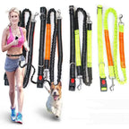 Hands-Free Intrekbare Hondenriem Met Heupriem Reflecterend Bungee Ontwerp Comfortabel Voor Wandelen en Rennen - Ruffy