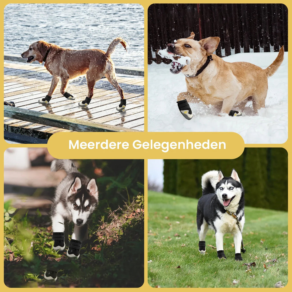 Hittebestendige Honden Schoenen Ademende Stoffen Duurzaam Flexibele Zool Beschikbaar in XS tot 4XL - Ruffy