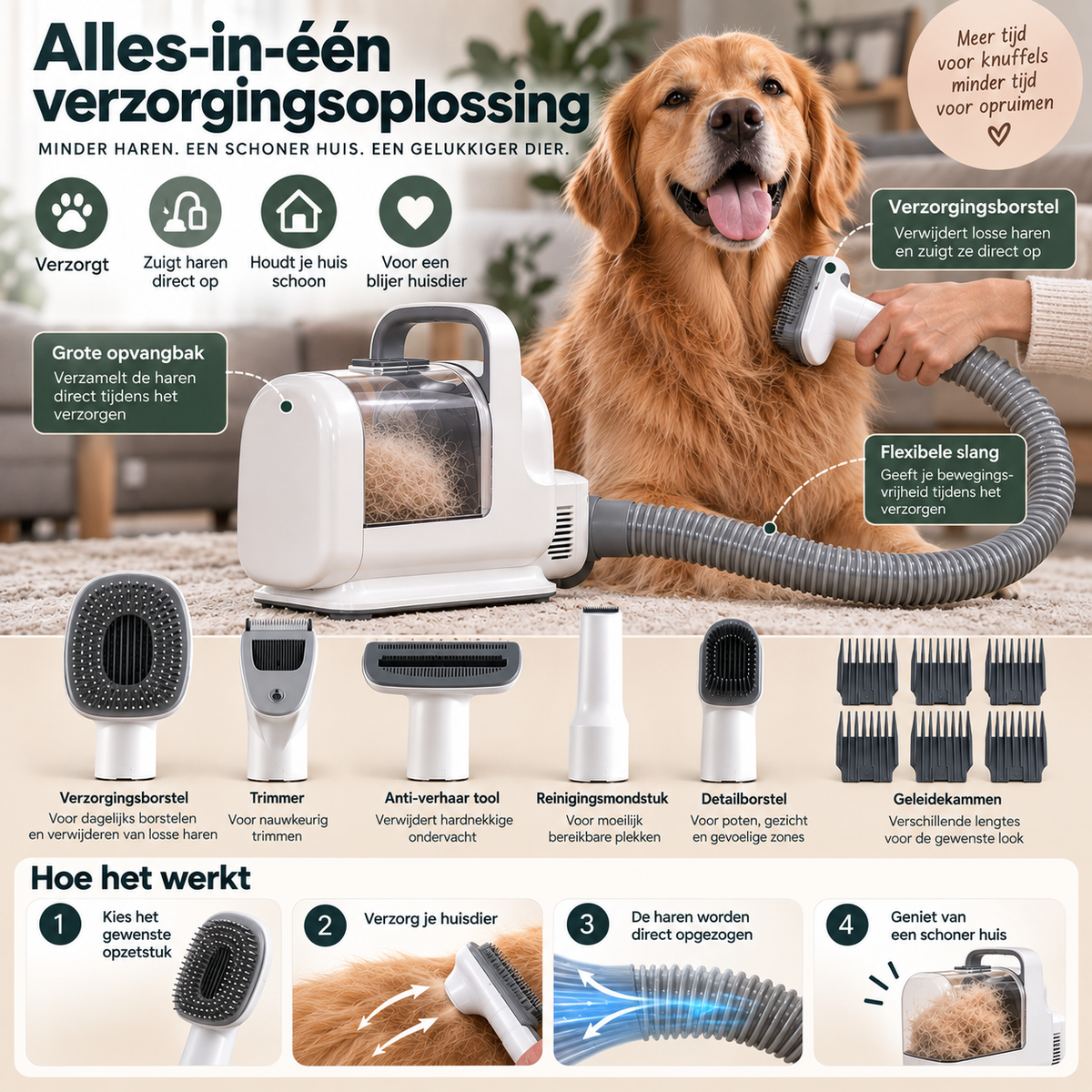 GroomPro™ Vacuüm Verzorgingssysteem