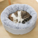 Pluche rond ligbed voor katten en kleine honden Kalmerende Nest ontwerp Duurzaam en gemakkelijk schoon te maken 50cm of 60cm - Ruffy