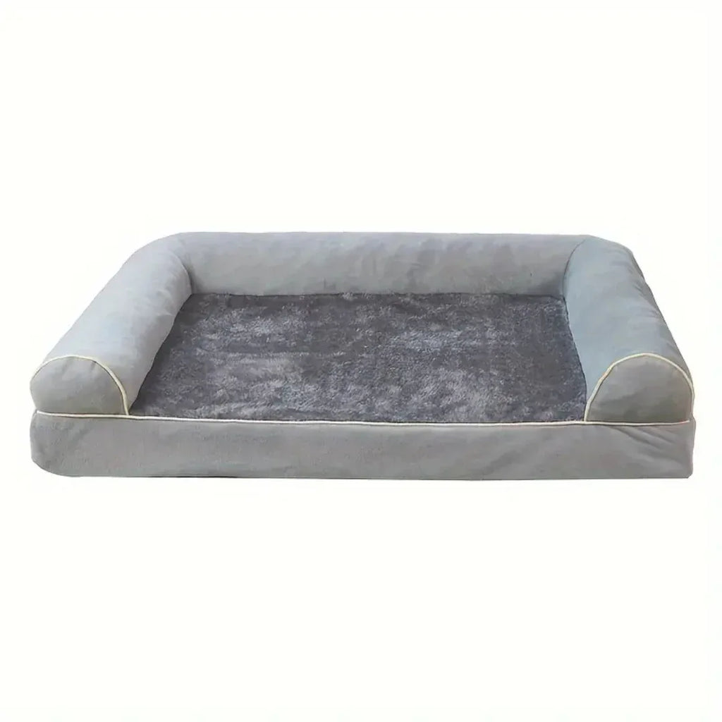 Orthopedisch Hondenkussen | Hoge Ondersteunende Randen | Memory Foam | Wasbare Hoes - Ruffy