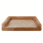 Orthopedisch Hondenkussen | Hoge Ondersteunende Randen | Memory Foam | Wasbare Hoes - Ruffy