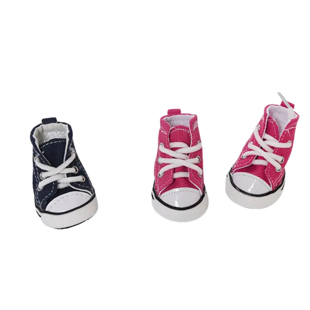 Waterdichte Antislip Denim Canvas Hondenschoenen Stijlvol Duurzaam Ademend Linnen - Ruffy