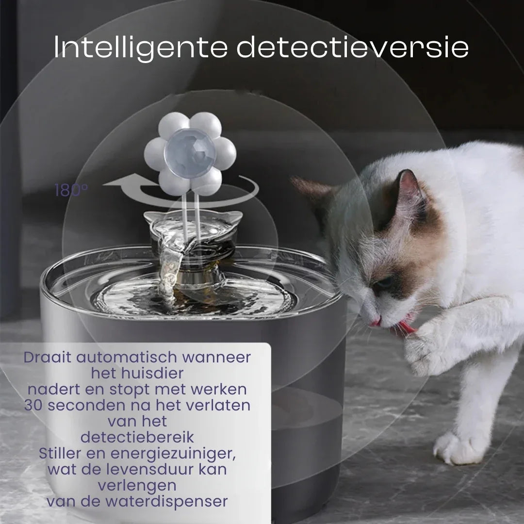 USB Elektrische Kattenwaterfontein Met Autofilter Geluidloos Recirculerend Water Verbeterde Hydratatie Hygiëne - Ruffy