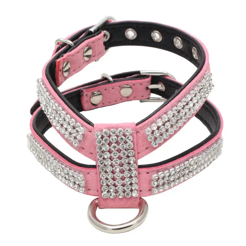 Stijlvol Hondentuig Bling Nepdiamantjes - Ruffy