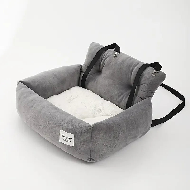 Pluche Honden Autostoelverhoger Comfortabel en Veilig met Machinewasbare Hoes - Ruffy