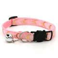 Maan en Ster Patroon Kattenhalsband Verstelbaar Nylon met Breakaway Veiligheidssluiting - Ruffy