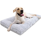 Ultrazachte orthopedische hondenmat | Pluche benchmatras met antislip onderkant - Ruffy