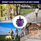 Handsfree Traktatiezakje voor Honden Training Waterbestendig met Reflecterende Strips en Meerdere Vakken - Ruffy