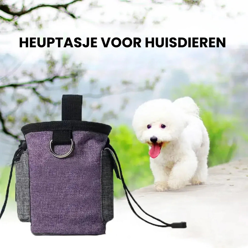 Handsfree Traktatiezakje voor Honden Training Waterbestendig met Reflecterende Strips en Meerdere Vakken - Ruffy