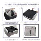 Afneembare Zitting Voor Honden Veilig Comfortabel Wasbaar Beschermt Auto Tegen Vuil en Haar Voor Autoritten - Ruffy