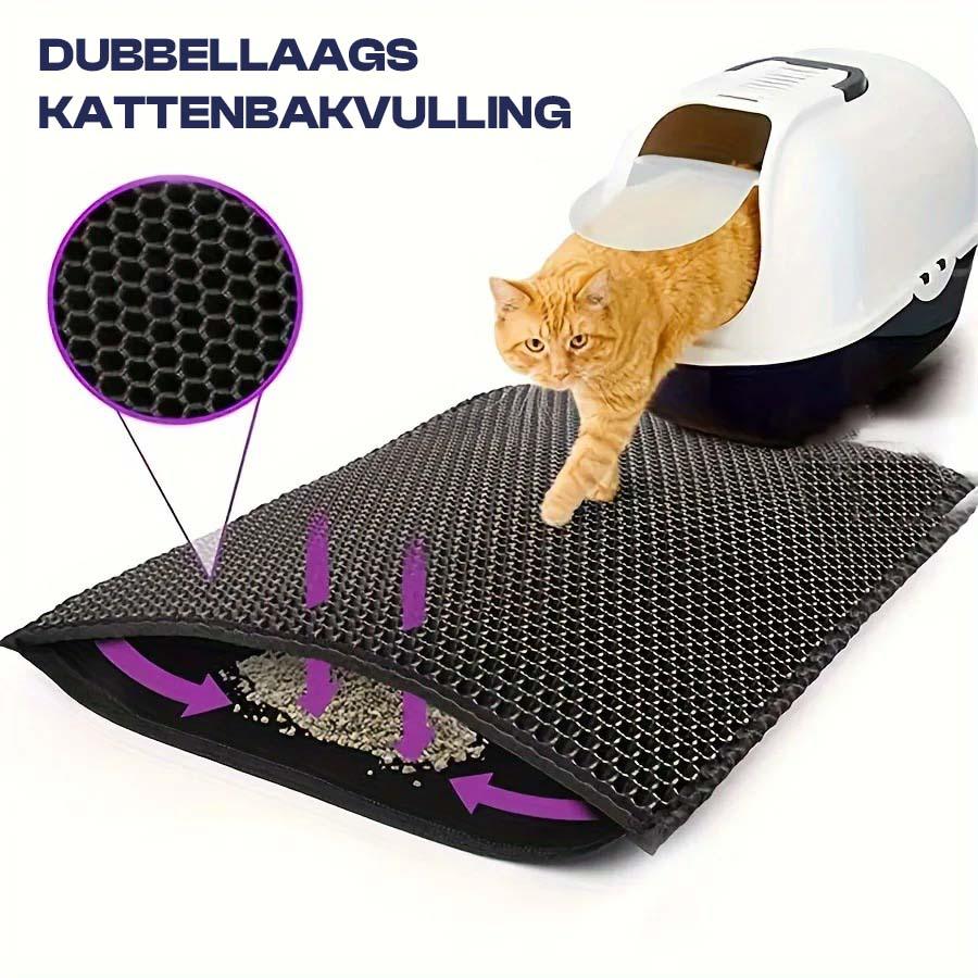 Kattenbakmat Met Dubbele Antisliplaag - Ruffy