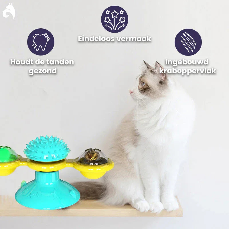 Spinnend En Krabbend Kattenspeeltje - Ruffy
