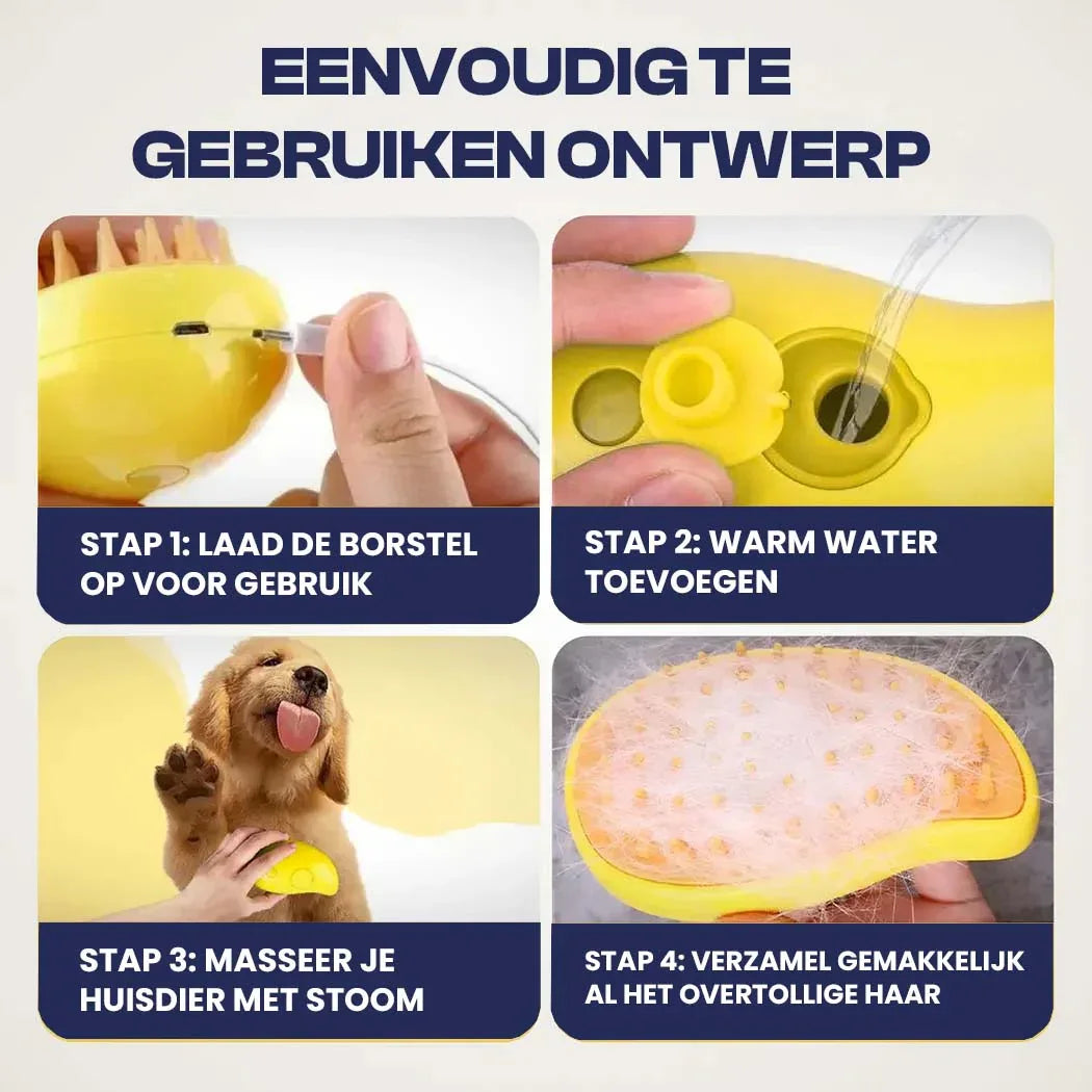 Stoomborstel Voor Honden - Ruffy
