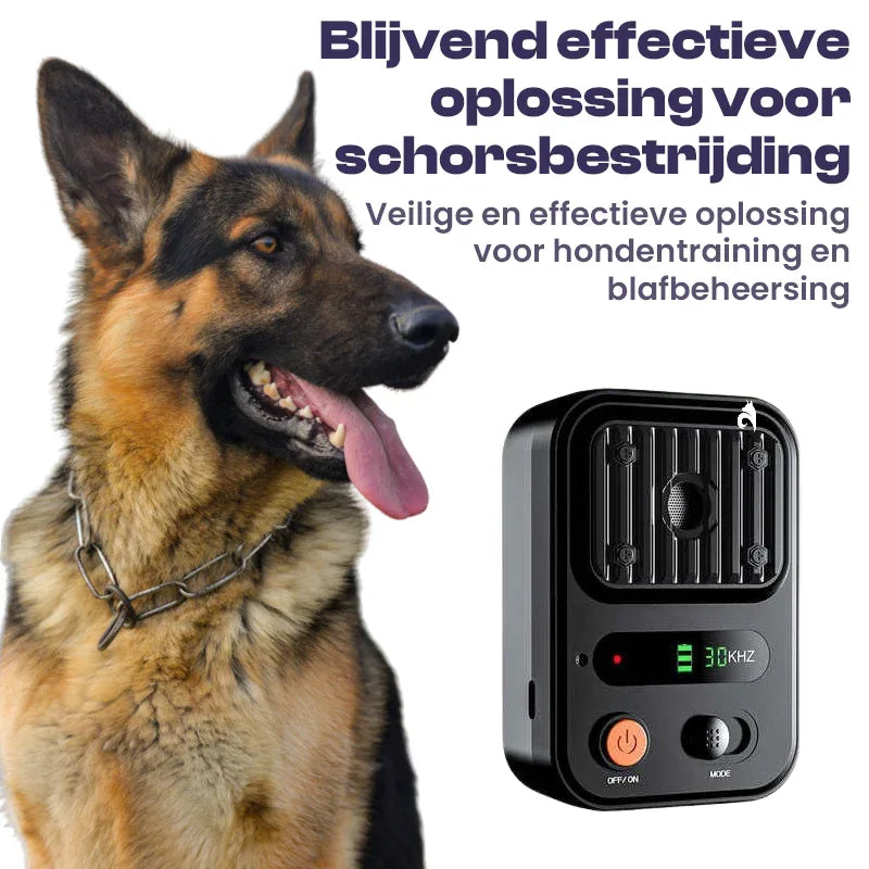 Oplaadbaar Ultrasoon Honden Blafcontrole Apparaat - Ruffy