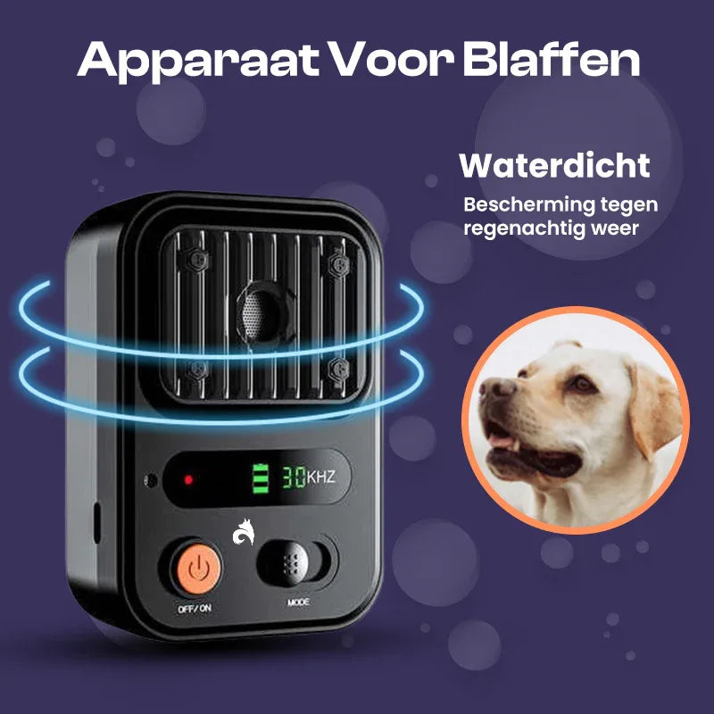 Oplaadbaar Ultrasoon Honden Blafcontrole Apparaat - Ruffy