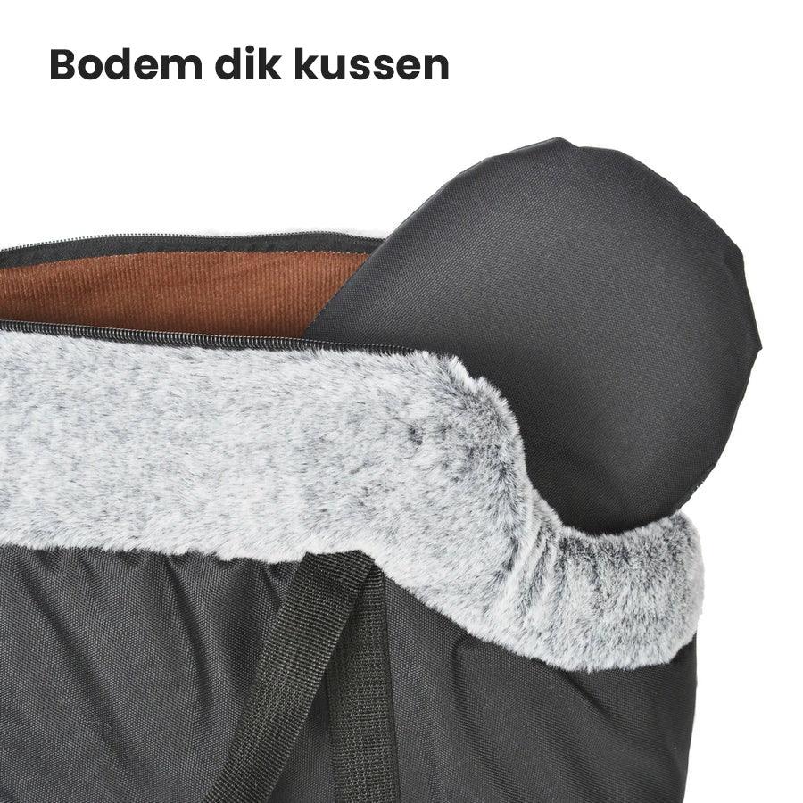 Duurzame polyester draagtas voor kleine honden tot 6 kg met milieuvriendelijk klassiek ontwerp - Ruffy