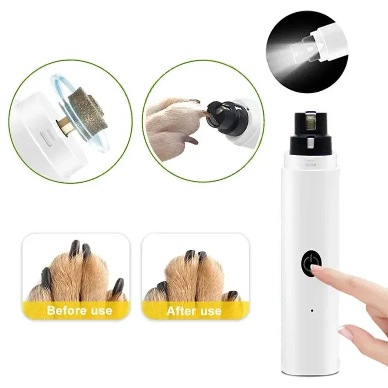 Elektrische Hondennageltrimmer Stil Precisie Ergonomisch Verstelbare Snelheden - Ruffy