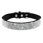 Strass Suède Kleine Honden Halsband - Ruffy