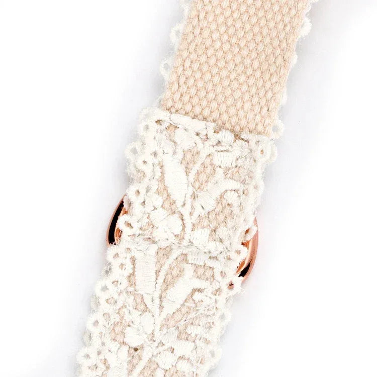 Cotton Lace Hondenhalsband en Leiband Set Verstelbaar en Duurzaam Met Elegant Ontwerp - Ruffy