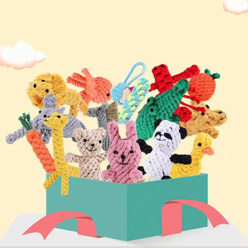 Duurzaam Hondenknuffelspeelgoed (2+2 GRATIS) - Ruffy