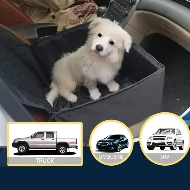 Waterdichte Autostoeldrager Voor Honden - Eenvoudig Te Installeren En Gemaakt Van Oxford Stof - Ruffy