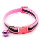 Verstelbare reflecterende huisdierhalsband met bel Duurzaam polyester in levendige kleuren voor alle seizoenen - Ruffy