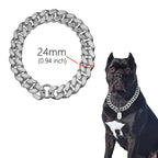 Halsband met juwelen en diamanten inleg Lichtgewicht ABS Ontwerp - Ruffy