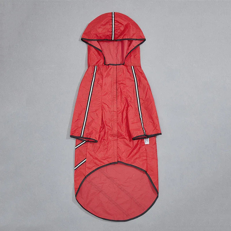 PETCUTE Hond regenjas huisdier hond regenjas waterdichte hond regenjas regenkleding met capuchon buikbescherming reflecterend voor kleine middelgrote grote puppy lichtgewicht PETCUTE Hond regenjas huisdier hond regenjas waterdichte hond regenjas regenkleding met capuchon buikbescherming reflecterend voor kleine middelgrote grote puppy lichtgewicht