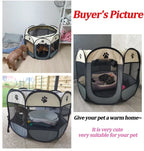 Opvouwbare tent voor grote honden en katten Ruim achthoekig ontwerp met ventilatierooster - Ruffy