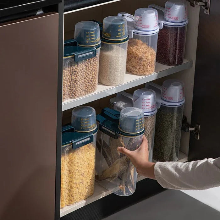 Luchtdichte Voedselcontainer voor Huisdieren Duurzaam Gemakkelijk Schoon te Maken Beschikbaar in S en L - Ruffy