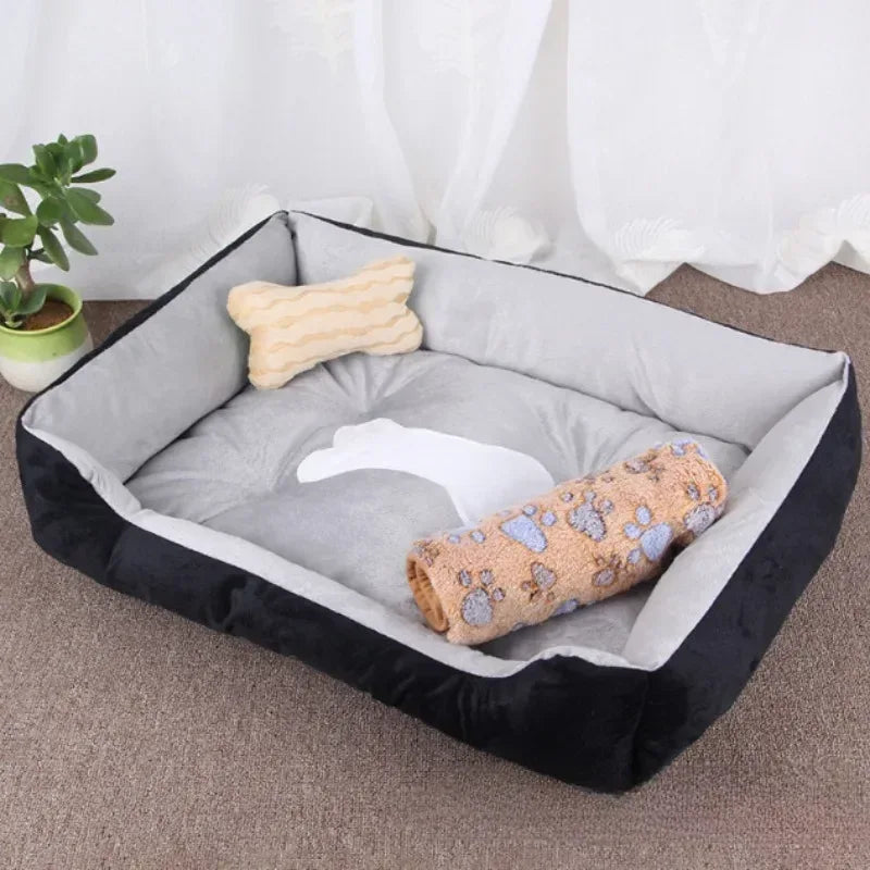 Duurzaam huisdierenbed met zachte vulling Eenvoudig te reinigen nylon materiaal voor kleine tot grote honden en katten - Ruffy