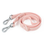 Hondenriem en Tuig Set Licht Roze Dubbele Pvc Leiband - Ruffy