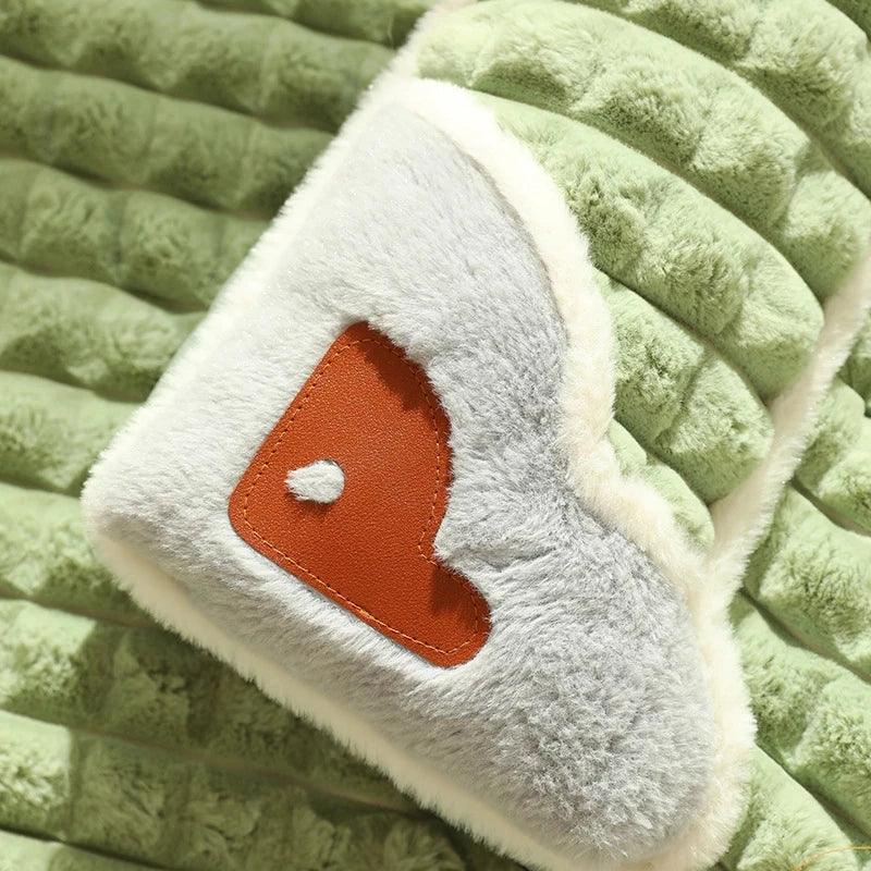 Gezellig koraalfleece huisdierbed met afneembare hoes, duurzaam en gemakkelijk schoon te maken in meerdere maten en kleuren - Ruffy