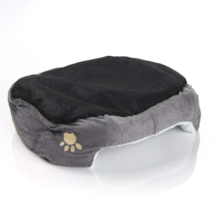 Huisdierbed met afneembaar kussen, 100% katoen, ideaal voor kleine honden en katten - Ruffy