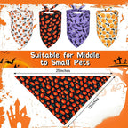 20-delige hondenbandana-set Halloween-ontwerpen Duurzaam polyester Verstelbare pasvorm - Ruffy